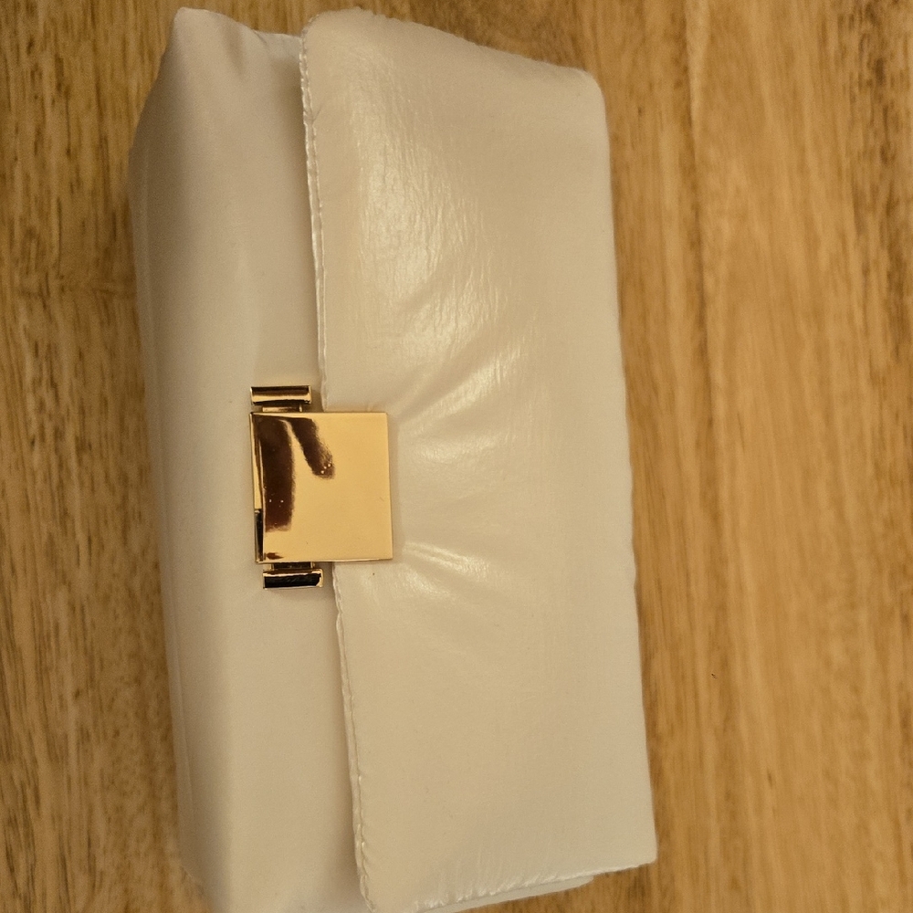 A New Day White Crossbody with Gold Accent NWOT